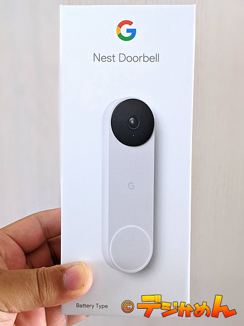 Google Nest Doorbellのパッケージ