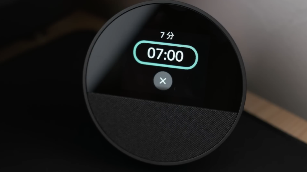 Echo Spotで音声によるタイマー設定
